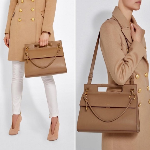 SOLD Givenchy Black Large Whip Lathe Bag - Picture 6 of 7